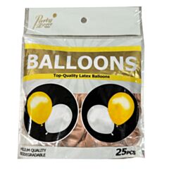 Μπαλόνι 12'' (30cm) Μαύρο Ματ (25 Tεμάχια) - Marco Polo Quality Balloons