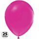 Μπαλόνι 12'' (30cm) Φούξια Ματ (25 Tεμάχια) - Marco Polo Quality Balloons